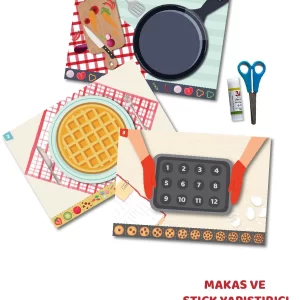 Okul Öncesi Kes-Yapıştır Makaslı Aktivite Etkinlik Eğitici Set 2 SET 2