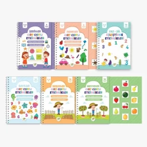 Konuşma Ve Dikkat Geliştiren 15-36 Ay Cırt Cırtlı Etkinlik Kitap Seti-1