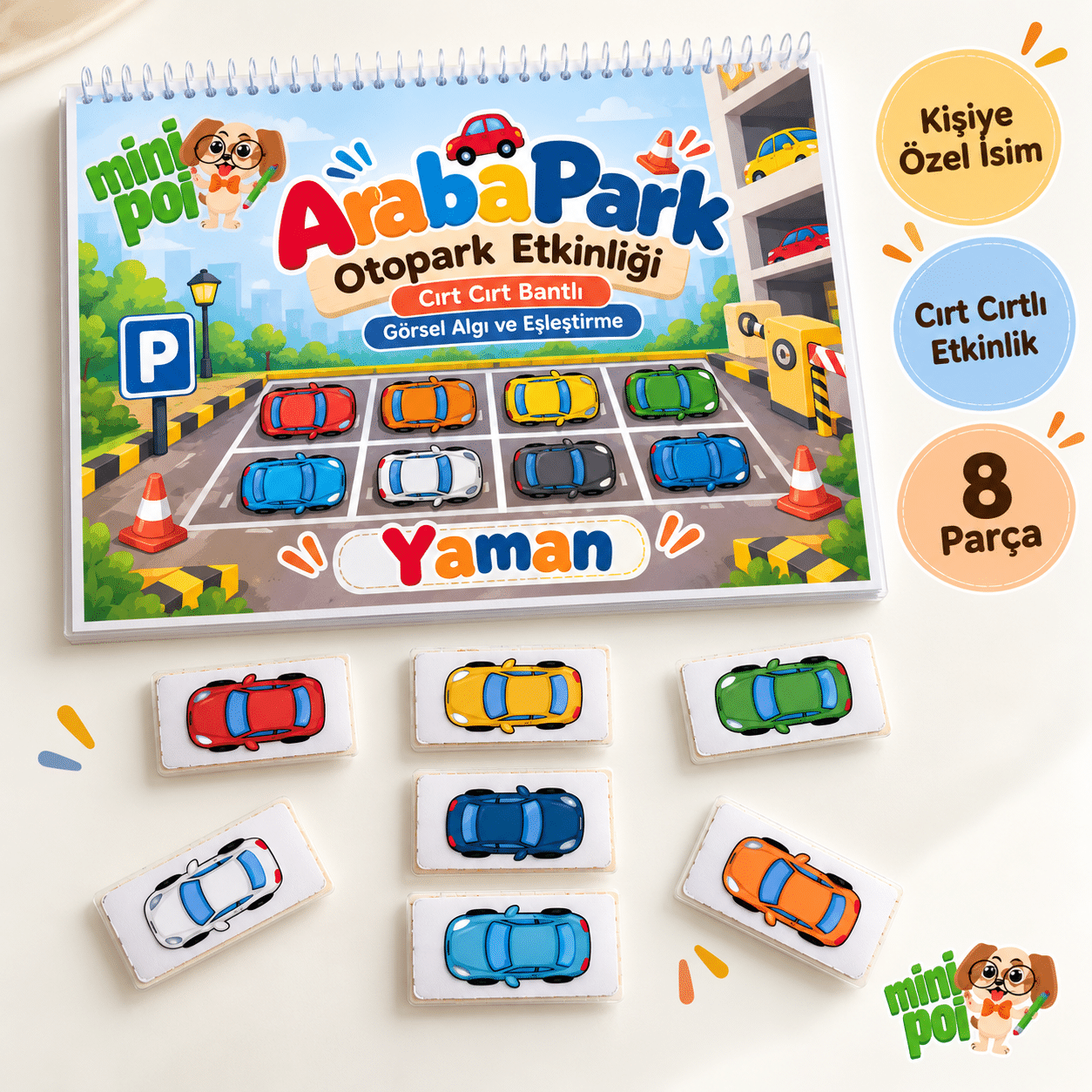 Araba Park Otopark Etkinliği Cırt Cırtlı Etkinlik Kitapçığı